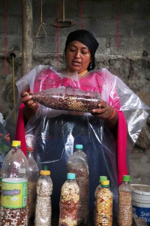 Marianita Guerrero, campesina e guardiã de sementes do Equador.