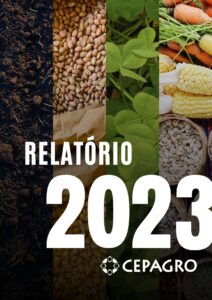 Capa do relatório anual do Cepagro de 2023