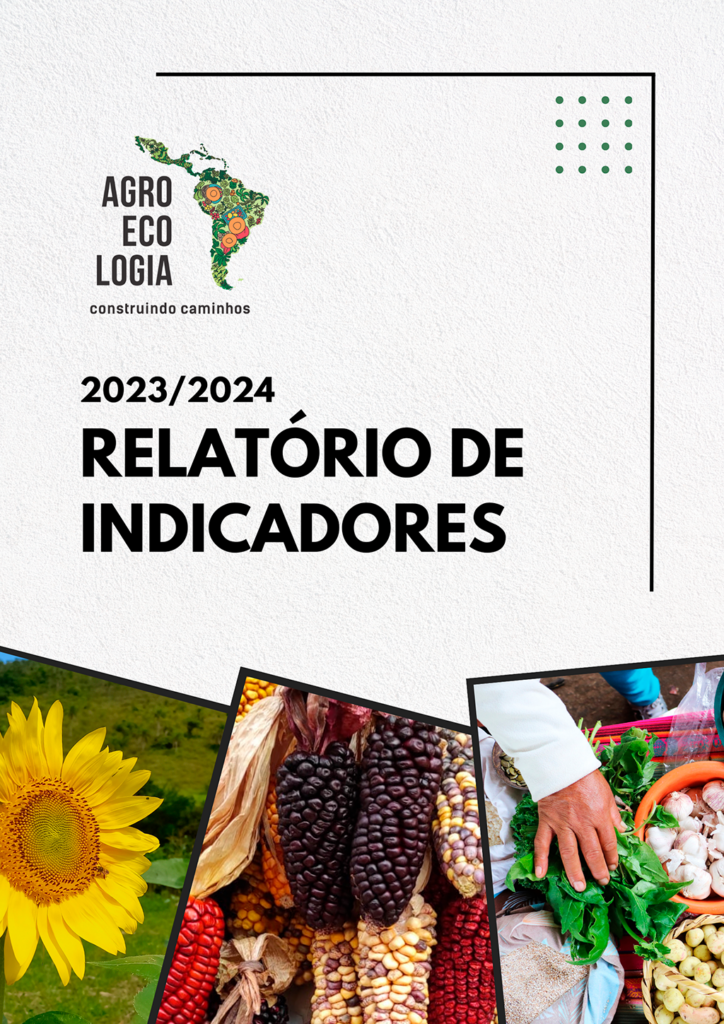 Capa do relatório de indicadores agroecológicos 2023/2024